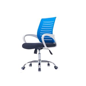 Executive 9K Mesh Chair - Blue Colour White Body