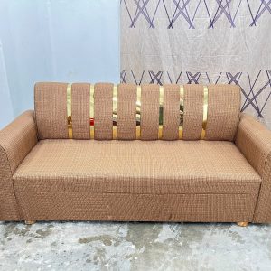 সোফা সেট 3 সীট – স্পেশাল কাপড় – বাদামী কালার